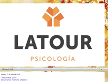 Tablet Screenshot of latourpsicologia.com
